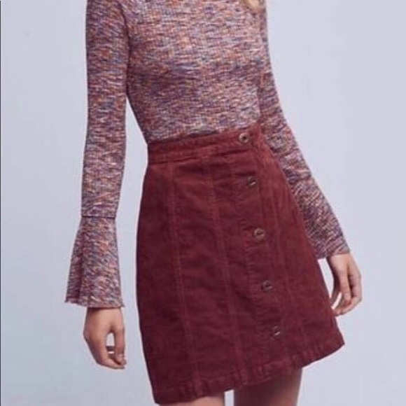 Final💰⬇️ - 🆕pilcro corduroy skirt - Picture 3 of 4